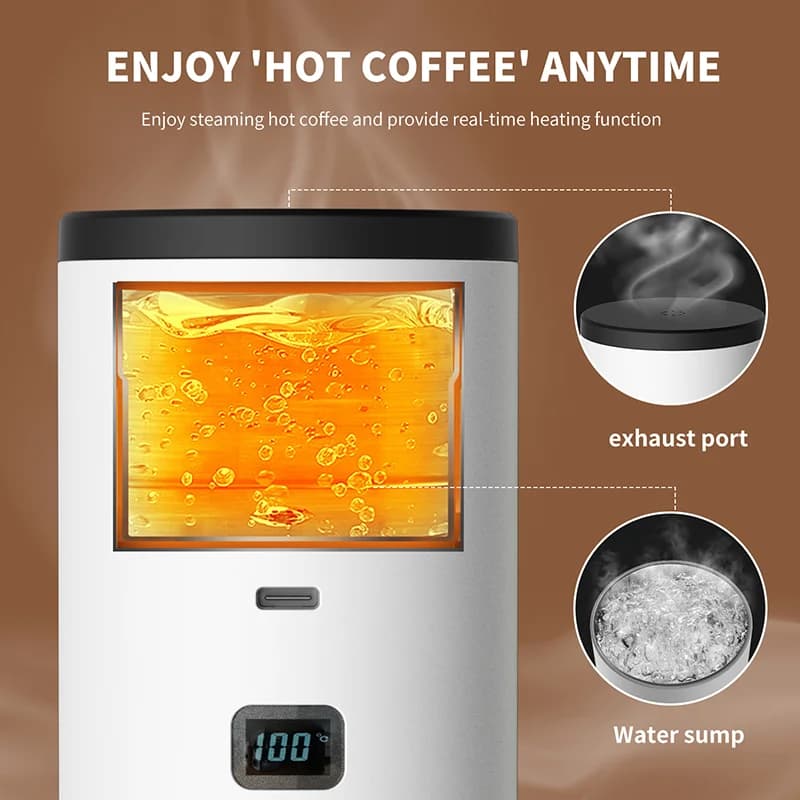Pembuat Kopi Elektrik Mudah Alih 7800mAh