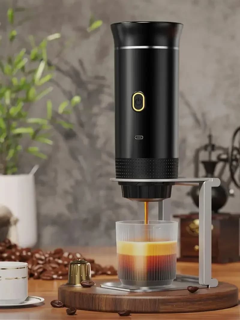 Mesin Kopi Espresso 3-dalam-1 Mudah Alih