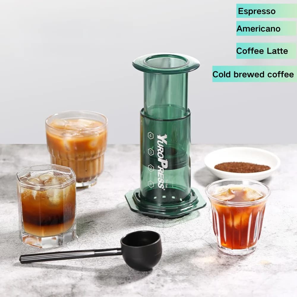 Mesin Kopi Espresso Mudah Alih French Press