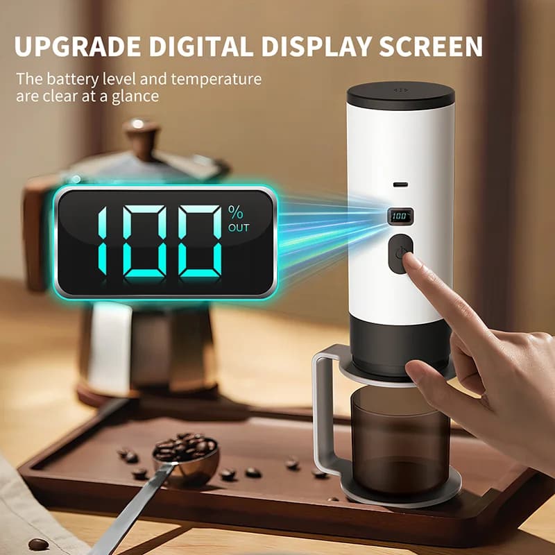 Pembuat Kopi Elektrik Mudah Alih 7800mAh