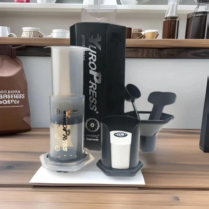 Pembuat Kopi French Press Mudah Alih